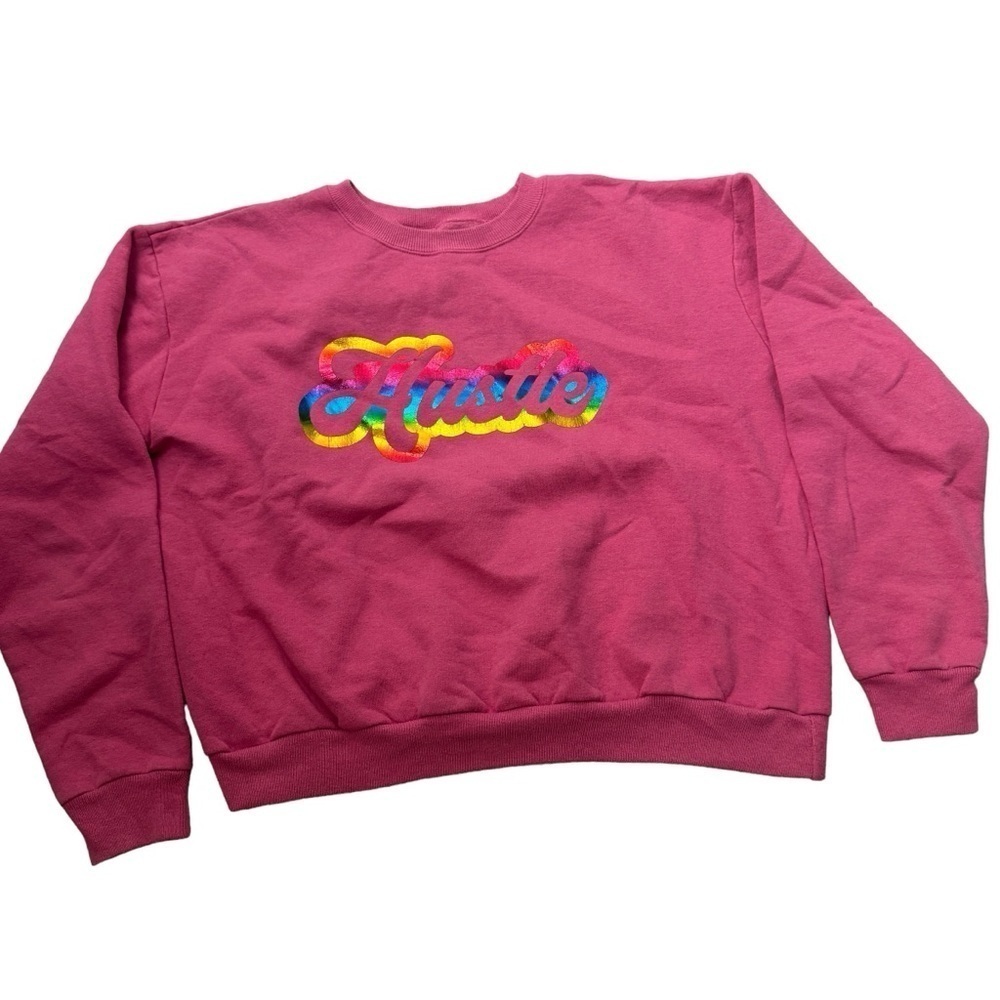 Vintage Pink Hanes Crewneck sweatshirt Hustle